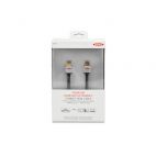 EDNET 84482 :: HDMI High Speed connection cable, type A, M/M, 3.0m, w/Ethernet, Ultra-HD UL, si/bl, cotton, gold