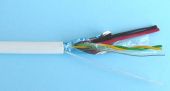 ELAN 035221 :: Alarm Cable, 2x 0.50 direct + 2x 0.22 Twisted Pair, 450V, Ø 5.40 mm, Shielded, 100 m