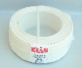 ELAN 037251 :: Alarm Cable, 2x 0.75 direct + 2x 0.50 Twisted Pair, 450V, Ø 7.0 mm, Shielded, 100 m