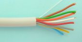 ELAN 070851 :: Intercom кабел, 8x 0.50, 450V, Ø 7.00 мм, неекраниран, 100 м