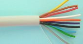 ELAN 071051 :: Intercom кабел, 10x 0.50, 450V, Ø 7.40 мм, неекраниран, 100 м