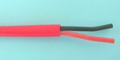 ELAN 272151R :: Fire Signal Cable, 2x 1.50 750V, Ø 7.50 mm, 0.90 mm jacket thickness, Twisted Pair, Stranded wire, Not Shielded, 100 m, Red