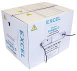 EXCEL EXL100-066 :: Cat. 5e UTP кабел, LSOH, виолетов, 305.0 м, в кутия