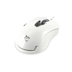 WHITE SHARK GM-1603W :: Геймърска мишка Genghis Khan, 4800dpi, бяла