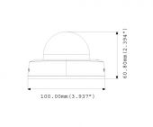 GEOVISION GV-EFD4700-2F :: 4MP, 3.8 mm H.265 Super Low Lux WDR Pro IR Mini Fixed IP Dome