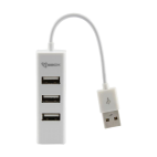 SBOX H-204W :: USB 2.0 хъб, 4 порта, бял