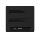 RAIDSONIC IB-121CL-C31 :: Type-C™ 2 bay Docking and CloneStation with USB 3.1 for 2.5" & 3.5" SATA HDDs