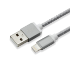 SBOX IPH7-GR :: Кабел за данни USB към Lightning, 1.5 м, сив