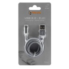 SBOX IPH7-GR :: Lightning to USB Cable 1.5m, gray