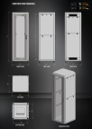 MIRSAN MR.GTV42U66.11 :: 42U W=610mm D=610mm Free Standing VERSATILE Cabinet