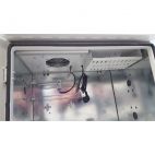 MIRSAN MR.MOB03.03 :: Шкаф за CCTV оборудване - 625 х 530 х 480 мм, IP65, двойни стени, 2 вентилатора, бял