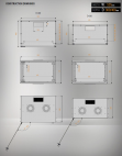 MIRSAN MR.SOH07U40MN.01 :: Wall Type SOHO Cabinet - 535 x 400 x 350 mm / 7U, Black