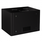 MIRSAN MR.WTE09U45.01 :: Wall Type ECO Cabinet - 600 x 450 x 512 mm / 9U, Black