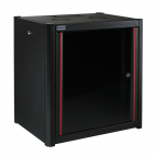 MIRSAN MR.WTN12U56.01 :: Wall Type NETWORK Cabinet - 600 x 560 x 645 mm / 12U, Black