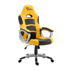WHITE SHARK SPEED MASTER :: Геймърски стол, жълт/черен
