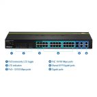 TRENDnet TPE-224WS :: 24-Port 10/100 Mbps Web Smart PoE+ Switch