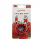 SBOX USB AM-MICRO-15R :: CABLE USB->MICRO USB M/M 1, 5M Blister RED