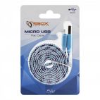 SBOX USB USB-103CF-BL :: CABLE USB->MICRO USB M/M 1M ColorFull Blister Blue