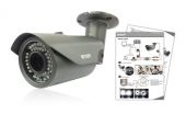 KGUARD VW123E :: Auto-glare&fog охранителна камера, 2.8-12 мм обектив, 1000 TVL, 50 м IR, за външен монтаж, с контролер