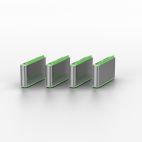 LINDY 40438 :: Допълнителни USB Type-C порт блокери за заключваща система Lindy, Зелени, 10 бр.