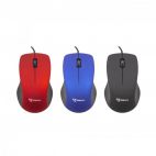 SBOX M-958R :: USB optical mouse, 1000 DPI, Red