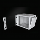 MIRSAN MR.WTC12U45.01 :: Сървърен шкаф за мрежово оборудване - 12U, D=450mm, W=565mm, Черен, за стена, Com-Box