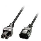 LINDY 30314 :: Захранващ кабел, IEC C14 към IEC C15, 2m