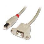 LINDY 31669 :: Kабел USB 2.0 Type B, M-F, 2m