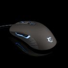 SBOX GM-1607 :: White Shark Napoleon Gaming Mouse, black,  4000 dpi, 7 illuminated buttons