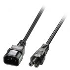 LINDY LNY-30342 :: Захранващ удължителен кабел, IEC C14 to IEC C5 Cloverleaf, 3.0 м