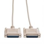 ROLINE 11.01.3560 :: RS-232 сериен кабел, D25 M/M, 6.0 м, монолитен, 25 проводника