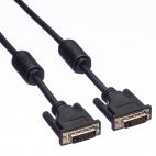 ROLINE 11.04.5599 :: DVI кабел, DVI (24+1), Dual Link, M/M, 20.0 м