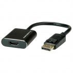 ROLINE 12.03.3164 :: DisplayPort-HDMI Adapter, 4K@60Hz, DP v1.4, DP M - HDMI F