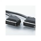 VALUE 11.99.4303 :: Scart видео кабел, 3.0 м, Scart M/M, tin-plated, черен цвят