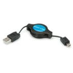 VALUE 11.99.8816 :: USB кабел с ролка за автом. навиване, TypeA-5Pin Mini , 1.2 м