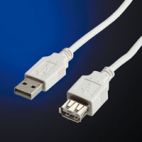 VALUE 11.99.8947 :: USB 2.0 Cable, Type A, M/F, 0.8m 