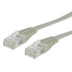 VALUE 21.99.0981 :: UTP Flat Network cable, Cat. 6, grey, 1.0 m