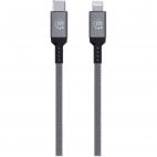 MANHATTAN 394307 :: USB-C Male to MFi-Certified 8-Pin Lighting Male, 1.8 m