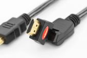 EDNET EDN-84494 :: HDMI High Speed Ethernet кабел, с въртящи се накрайници, 3.0 м