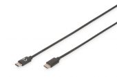 ASSMANN AK-300138-010-S :: DIGITUS USB Type-C™ connection cable, Type-C™ to C