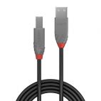 LINDY LNY-36670 :: 0.2m USB 2.0 Type A to B Cable, Anthra Line
