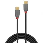 LINDY LNY-36870 :: 0.5m USB 2.0 Type C Cable 3A, Anthra Line