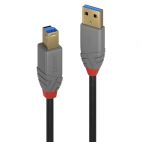 LINDY LNY-36742 :: USB 3.0 кабел, Anthra Line,  Type A-B, M/M, 2.0 м