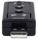 MANHATTAN 152341 :: Hi-Speed USB 3D 7.1 Sound Adapter