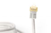 ASSMANN DK-1644-A-05090 :: DIGITUS CAT 6A S/FTP patch cord, 90° angled plug, 5 m