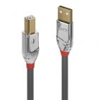 LINDY LNY-36640 :: USB 2.0 кабел, 1x Type A, 1x Type B, Cromo Line, 0.5 м