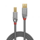 LINDY LNY-36641 :: USB 2.0 кабел, 1x Type A, 1x Type B, Cromo Line, 1 м
