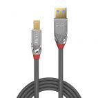 LINDY LNY-36660 :: USB 3.0 кабел, 1x Type A M, 1x Type B M, Cromo Line, 0.5 м