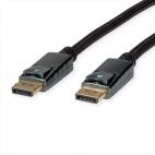 ROLINE 11.04.5866 :: DisplayPort кабел, v1.4, DP-DP, M/M, черно/сиво, 1.0 м