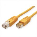 ROLINE 21.15.0732 :: S/FTP Patch кабел Cat.5e (Class D), жълт, 15.0 м